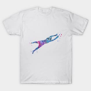 Soccer Player Goalkeeper Man T-Shirt